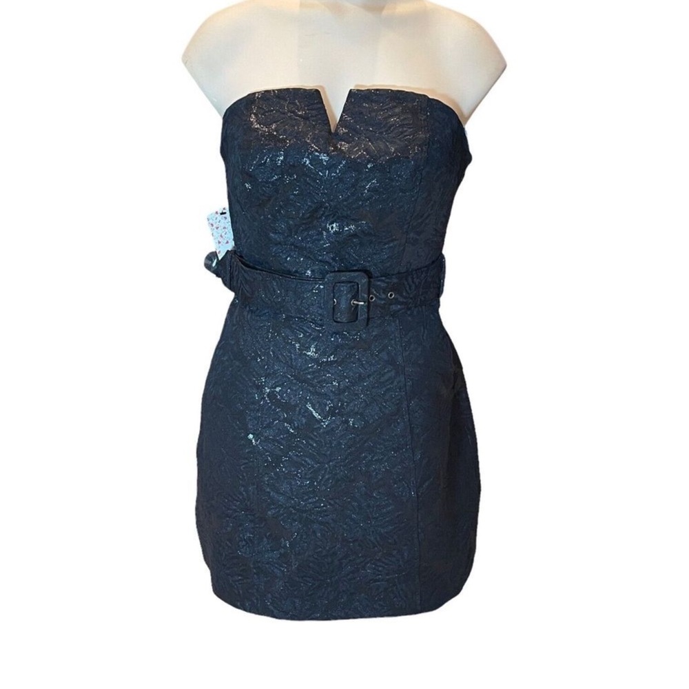 NWT Free People Strapless Black Minidress